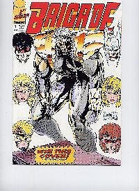 BRIGADE #1 SABOTAGE! 1ST! ROB LIEFELD IMAGE NM 1st PRINT
