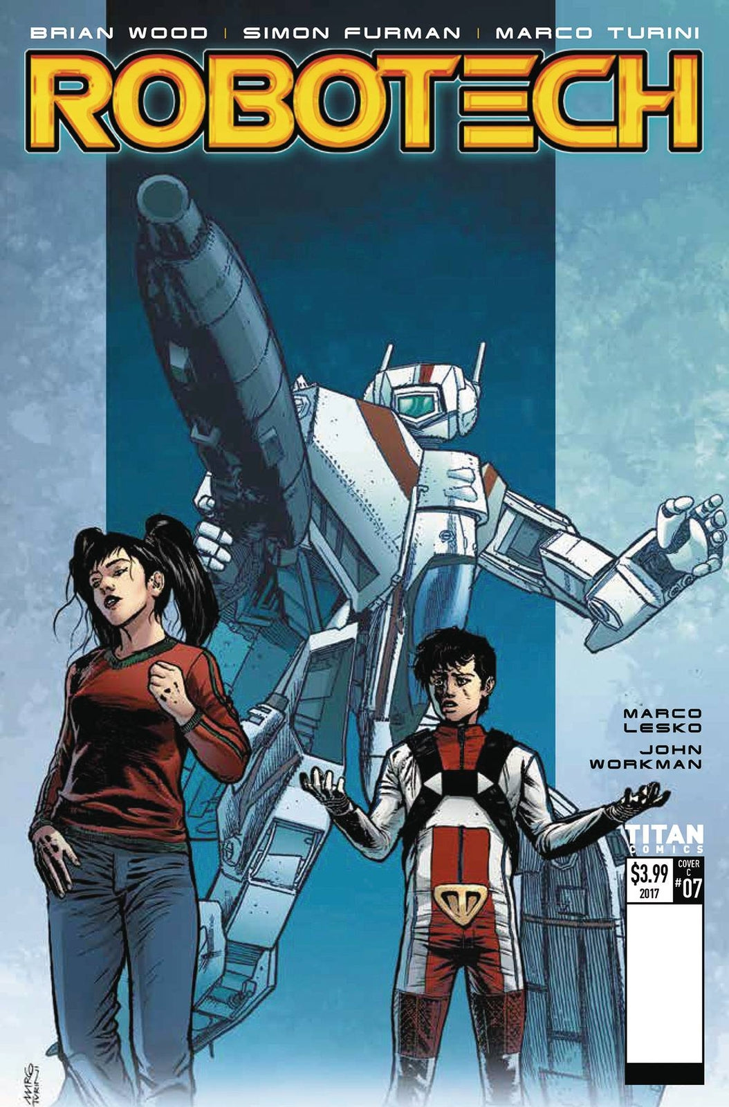 ROBOTECH #7 COVER C TURINI TITAN COMICS NM