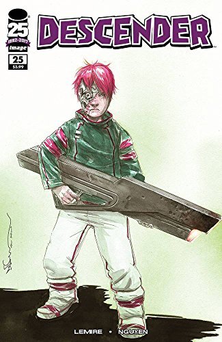 DESCENDER #25 C WALKING DEAD #104 TRIBUTE VARIANT JEFF LEMIRE NM 1ST PRINT