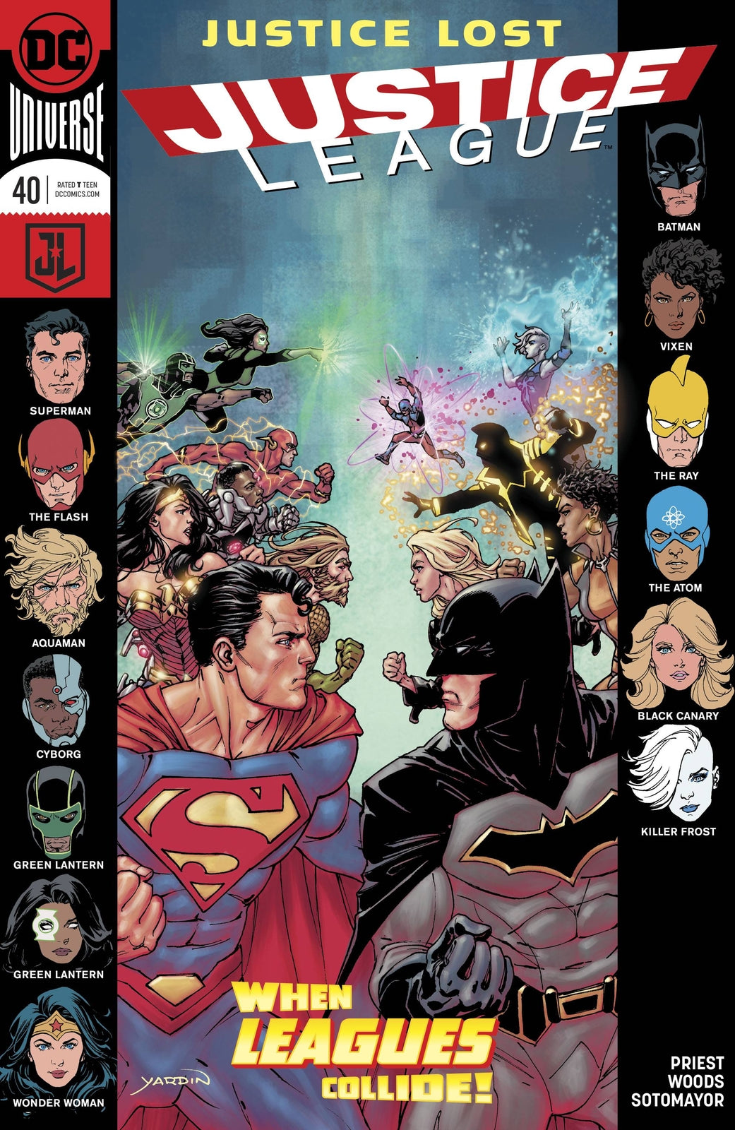 JUSTICE LEAGUE #40 REBIRTH MAIN COVER NM 1ST PRINT DC 2018