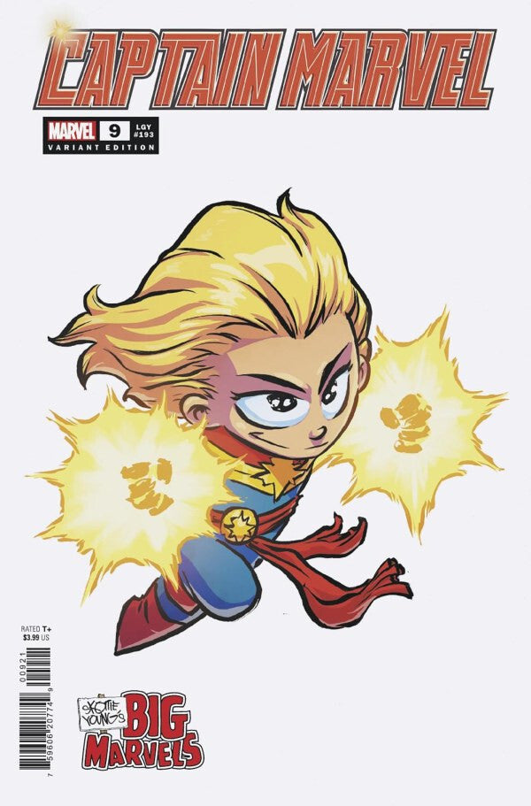 CAPTAIN MARVEL #9 NM 1ST PRINT SKOTTIE YOUNG VARIANT MARVEL COMICS 2024