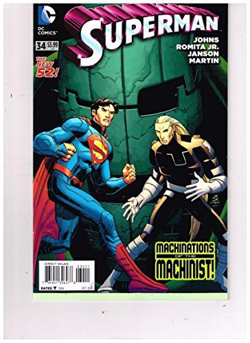 SUPERMAN # 34 DC COMIC OCT 2014 THE NEW 52 NM 1ST PRINT