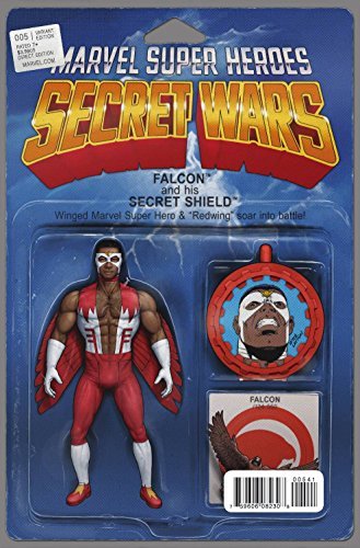 SECRET WARS #5 OF 8 CHIRSTOPHER ACTION FIGURE VAR NM 1ST PRINT