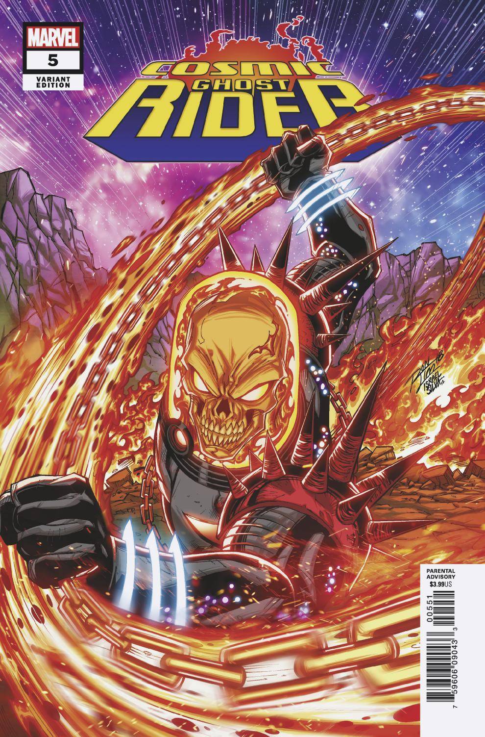COSMIC GHOST RIDER #5 LIM VAR MARVEL NM 1ST PRINT 2018