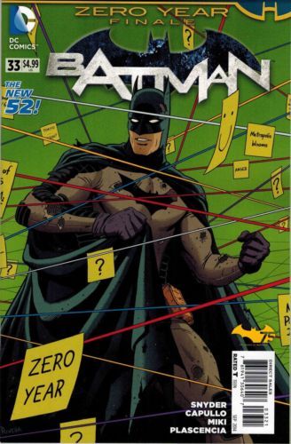 BATMAN #33 NEW 52 YEAR ZERO PAOLO 1:25 VARIANT COVER NM