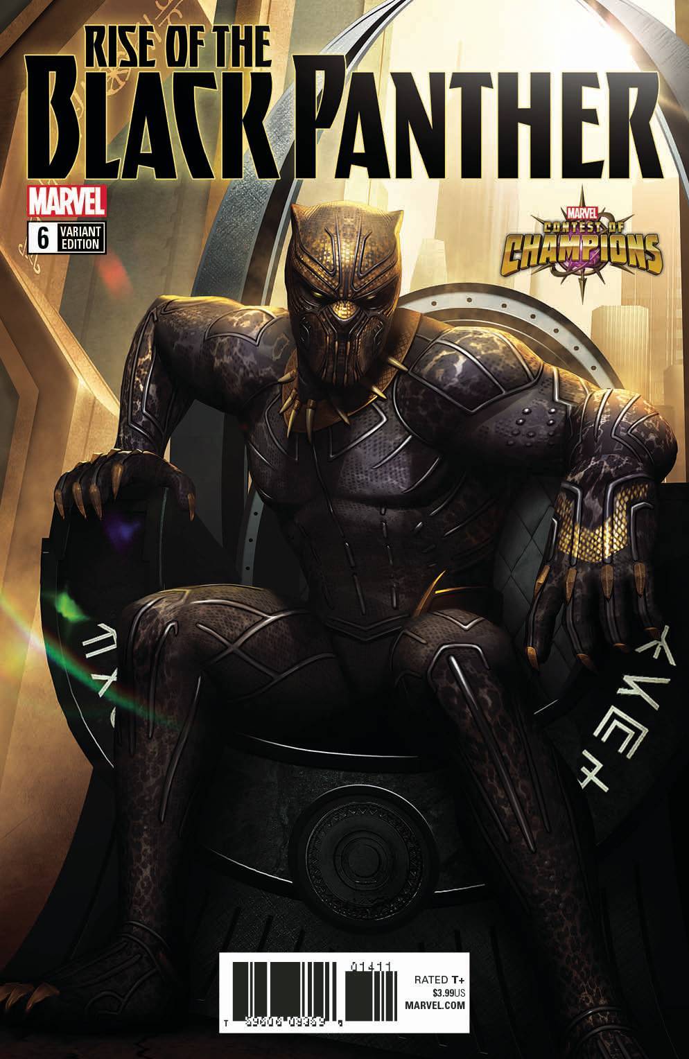 RISE OF BLACK PANTHER #6 OF 6 LEGACY MARVEL NM GAME VARIANT