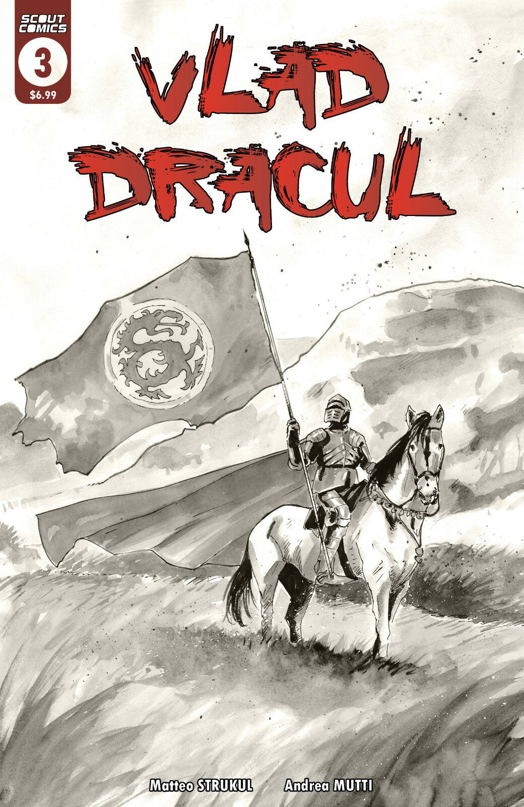 VLAD DRACUL #3 SCOUT COMICS MATTEO STRUKUL ANDREA MUTTI 2ND PRINT NM