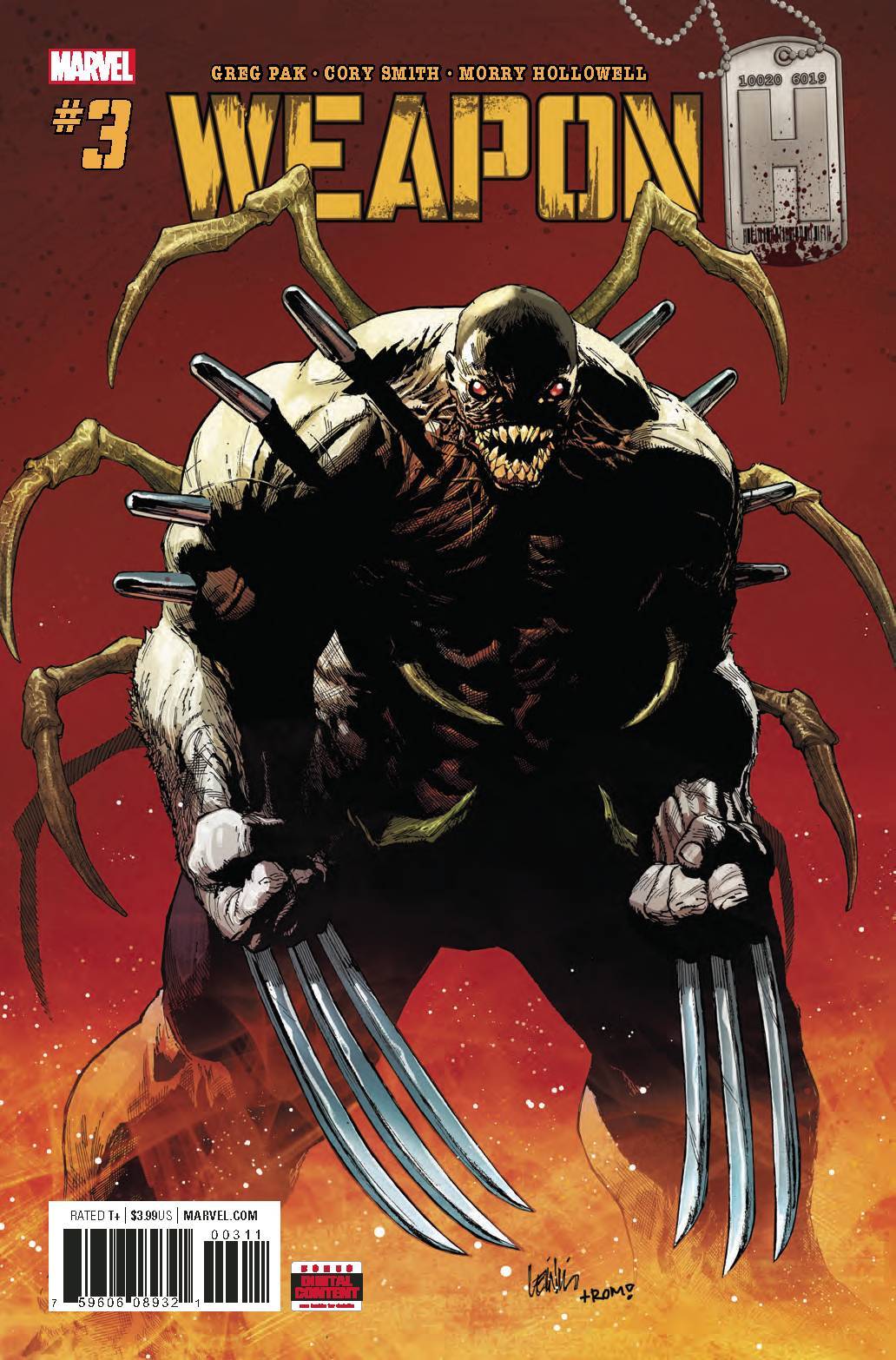 WEAPON H #3 LEGACY MARVEL NM