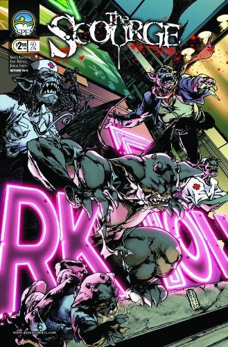 SCOURGE #2 ERIC BATTLE COVER VARIANT ERIC BATTLE AND SCOTT LOBDELL NM 1ST PRINT