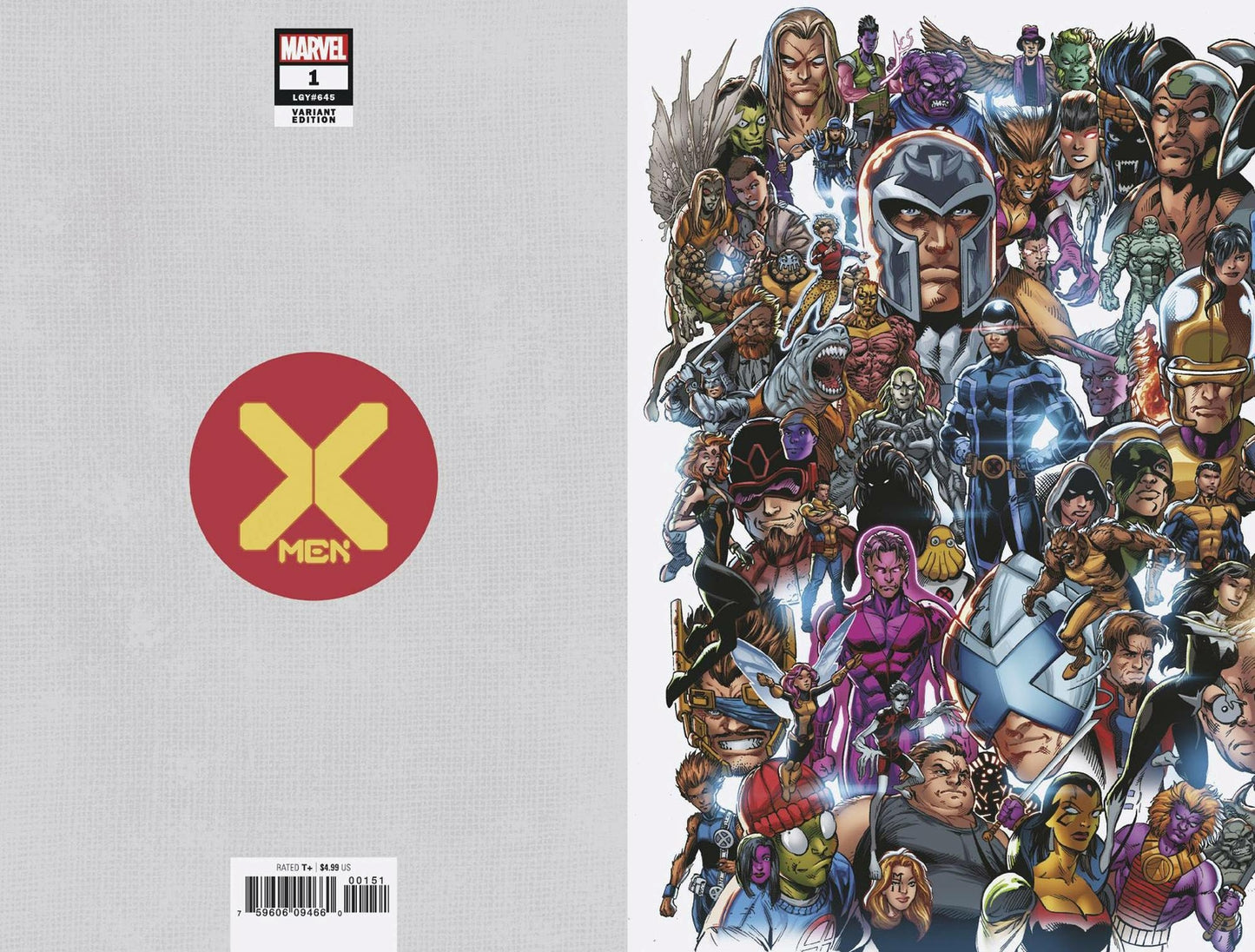 X-MEN #1 BAGLEY EVERY MUTANT EVER VARIANT DX MARVEL NM 1ST PRINT 2019