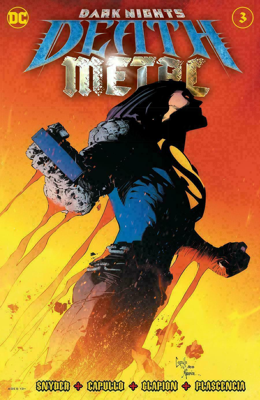 DARK NIGHTS DEATH METAL #3 1st PRINT MAIN COVER DC 2020 NM FOIL COVER EDITION
