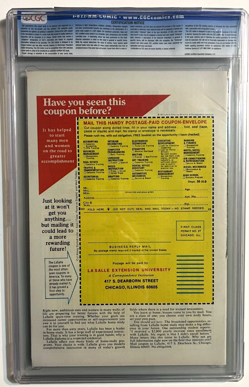 AMAZING SPIDER-MAN #138 CGC 8.5 1st MINDWORM MARVEL COMICS 1974