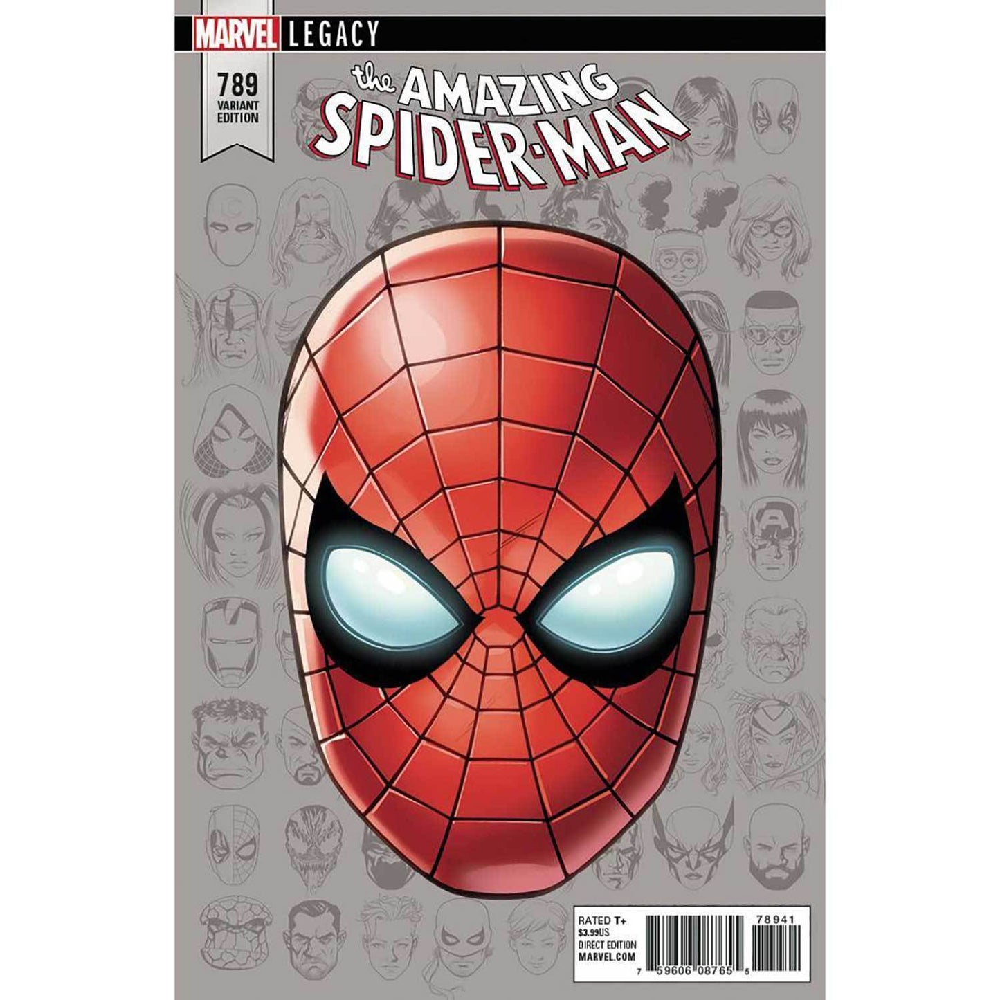 Amazing Spider-Man #789 1:10 MARVEL LEGACY HEADSHOT VARIANT NM 1st Print