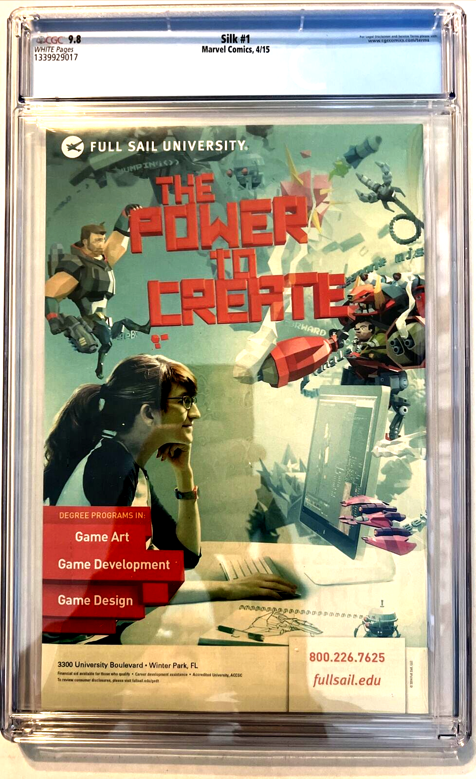 SILK #1 CGC 9.8 MARVEL 2015 1st SOLO TITLE DAVE JOHNSON COVER 1st PRINT