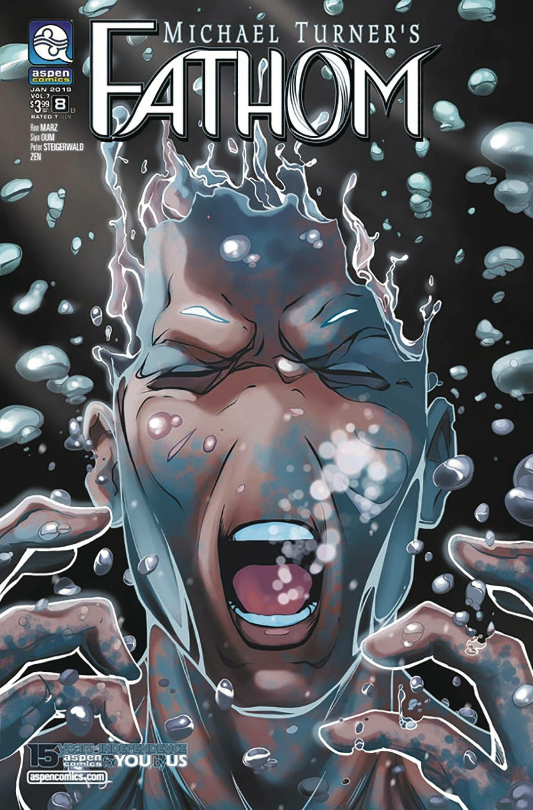 FATHOM VOL 7 #8 COVER B TRAN ASPEN NM 1ST PRINT 2019