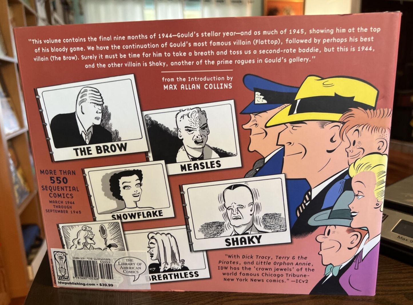 Chester Gould The Complete Dick Tracy Vol 9 Flattop the Brow 1944-45 IDW