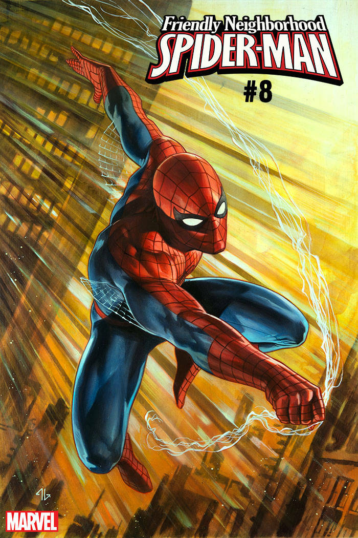 FRIENDLY NEIGHBORHOOD SPIDER-MAN #8 GRANOV IRON VARIANT MARVEL NM 1ST PRINT 2019