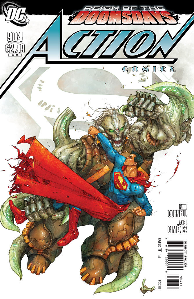 ACTION COMICS #904 (DOOMSDAY) 1-IN-10 VARIANT COVER EDITION DC NM FIRST PRINT