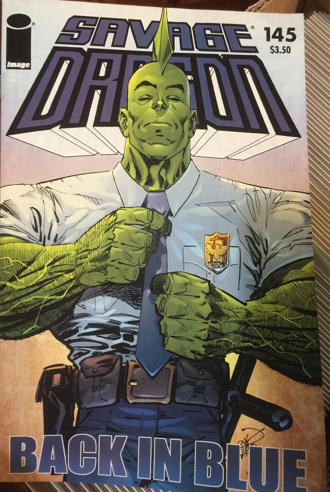SAVAGE DRAGON #145 IMAGE COMICS 2008 FN/VFN OBAMA STORY 2009
