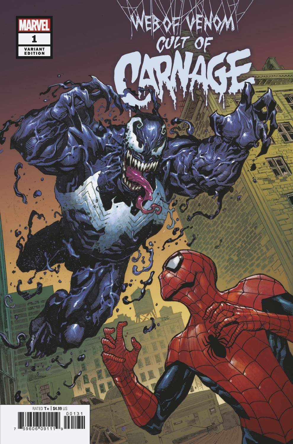 WEB OF VENOM CULT OF CARNAGE #1 CASSARA VARIANT NM 1ST PRINT MARVEL 2019