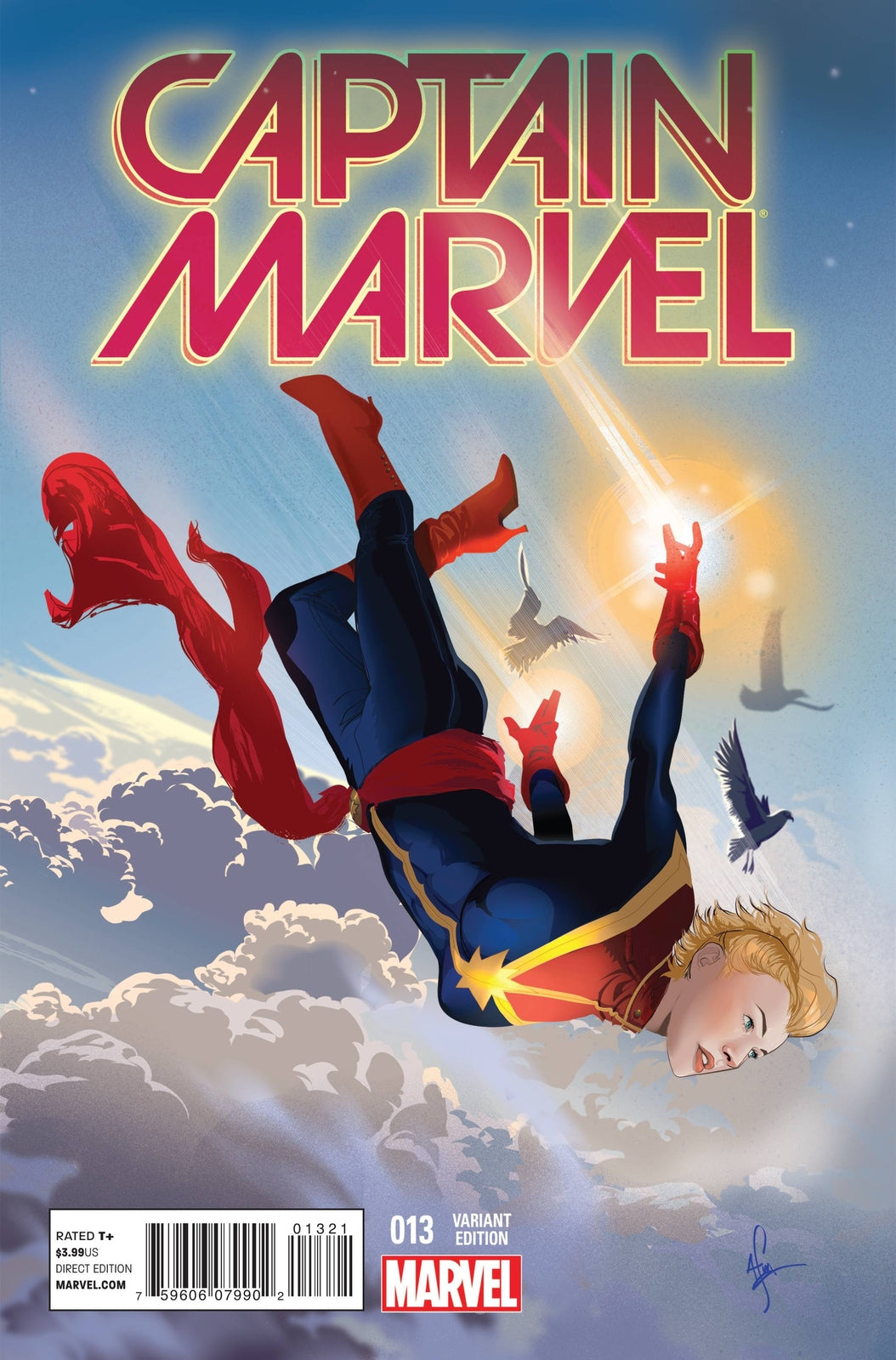 CAPTAIN MARVEL #13 WOMEN OF MARVEL VARIANT MARVEL NM 1st PRINT