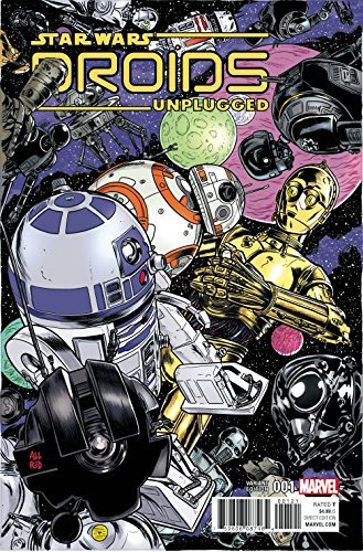STAR WARS DROIDS UNPLUGGED #1 VARIANT COVER BY MIKE ALRED CHRIS EL NM 1ST PRINT