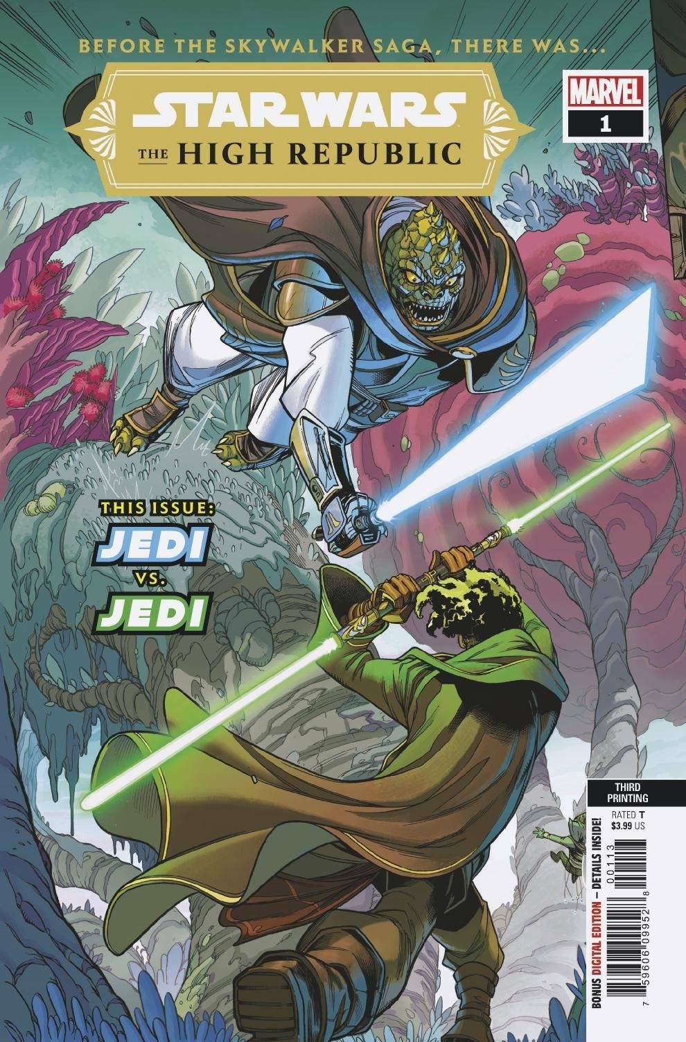 STAR WARS HIGH REPUBLIC #1 NM 3RD PRINT MARVEL 2021 VARIANT
