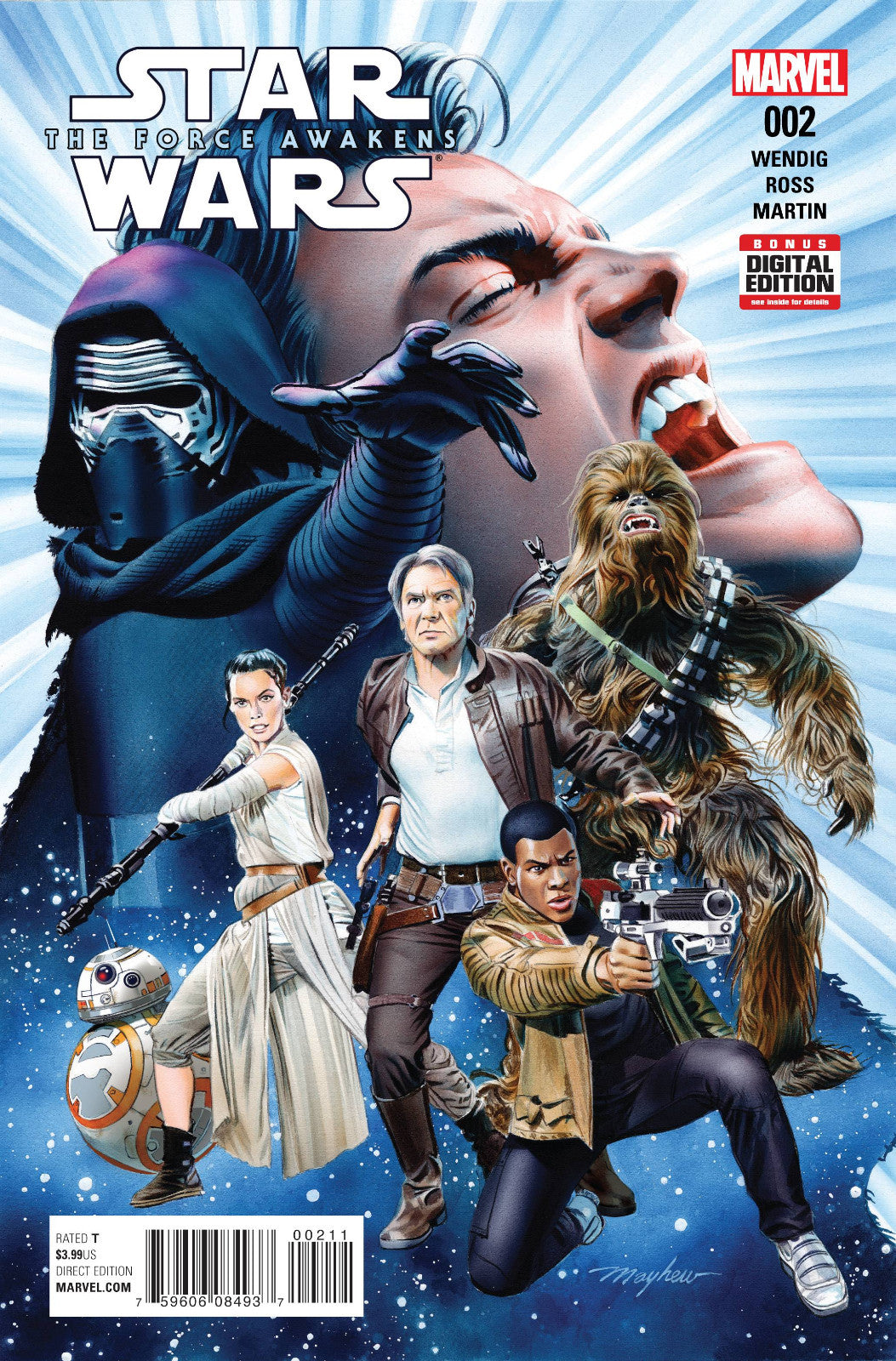 STAR WARS FORCE AWAKENS #2 Marvel 2016 VFN