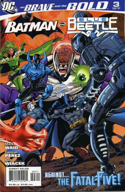 BRAVE AND THE BOLD #3 WAID GEORGE PEREZ BLUE BEETLE NM 1ST PRINT DC 2007