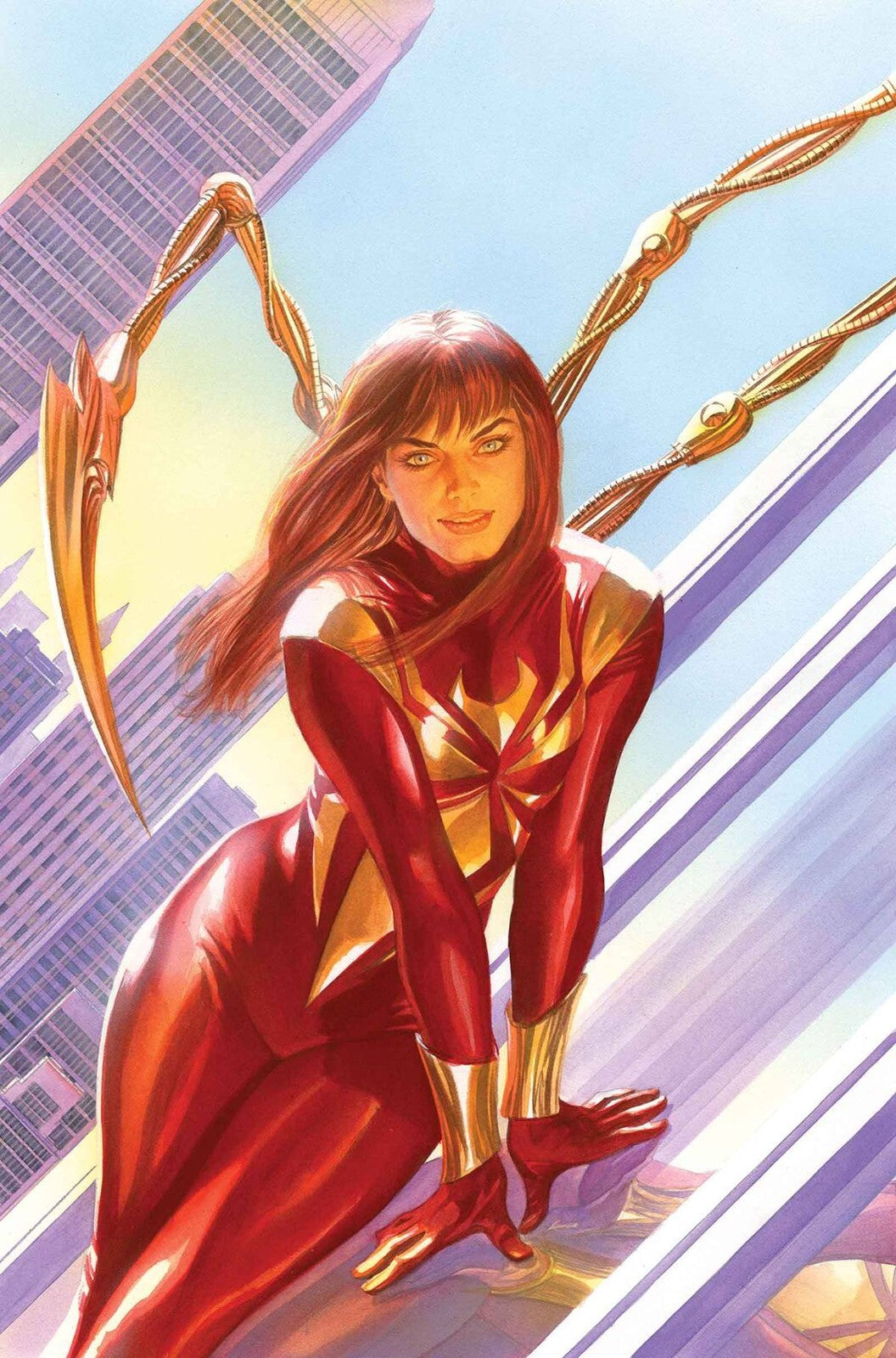 AMAZING SPIDERMAN #15 IRON SPIDER MARY JANE ALEX ROSS 24 X 36" POSTER NEW ROLLED