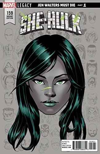 SHE-HULK #159 HEADSHOT VARIANT COVER BY MIKE MCKONE NM 1ST PRINT