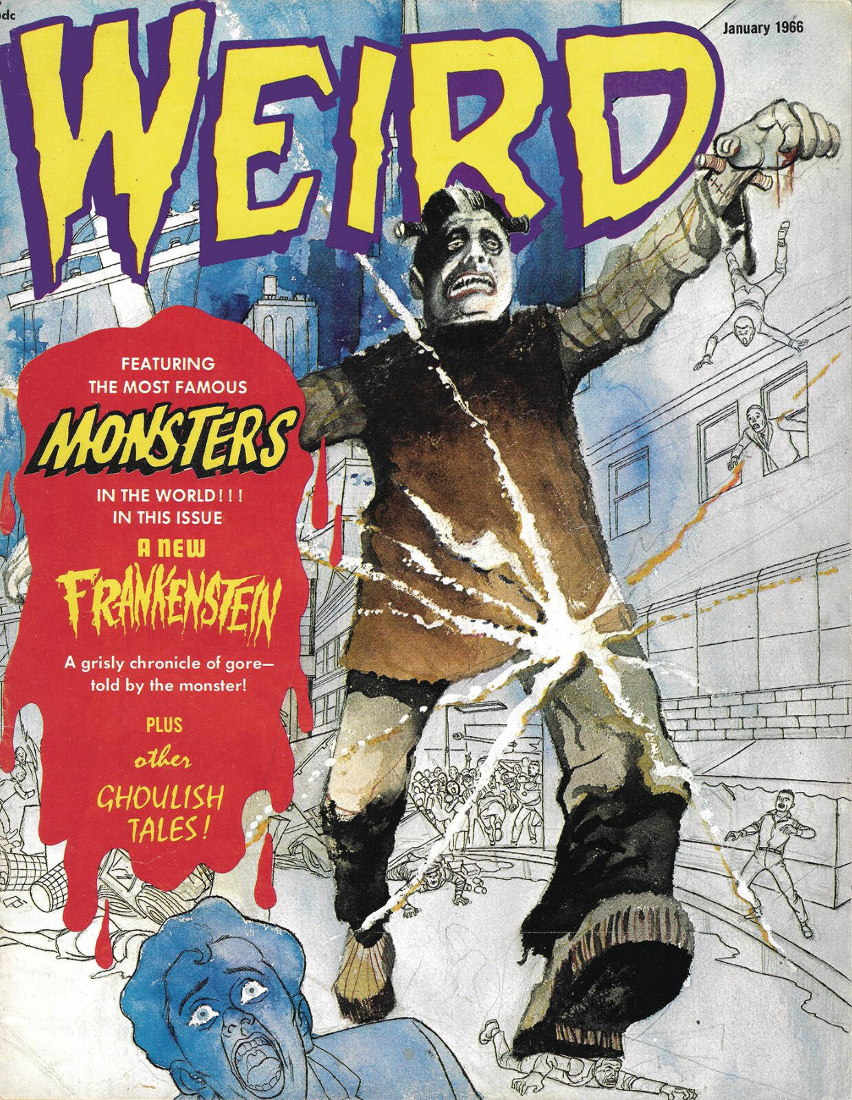 WEIRD MAGAZINE #1 FACSIMILE NM 2022 (JANUARY 1966)