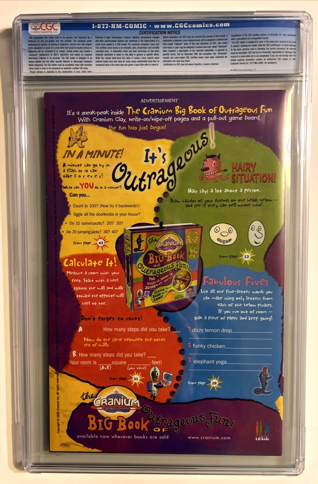 SUPERGIRL #3 CGC 9.8 DC COMICS 2005 JEPH LOEB IAN CHURCHILL NORM RAPMUND