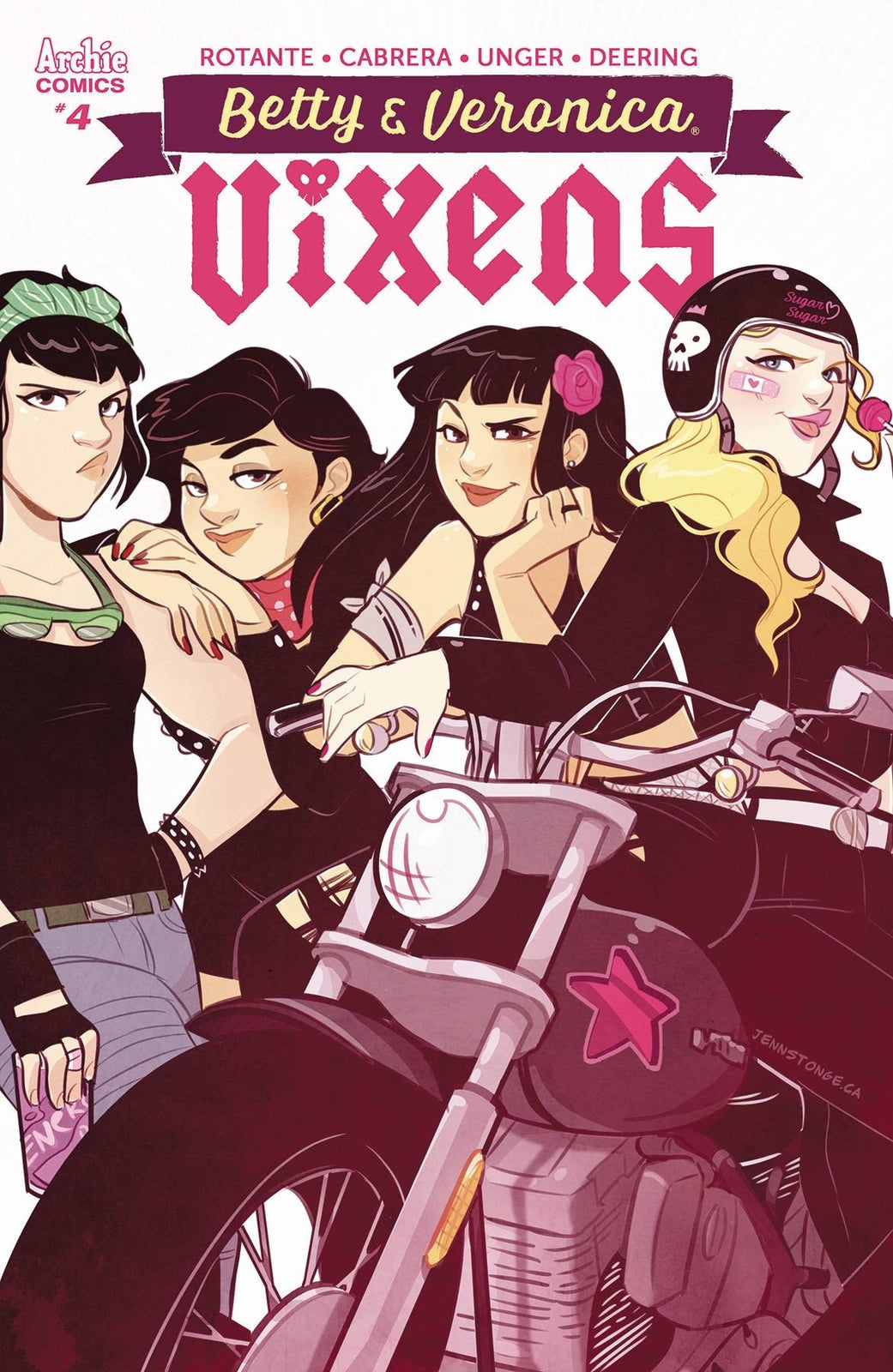 BETTY AND VERONICA VIXENS #4 COVER C ST ONGE ARCHIE COMICS NM