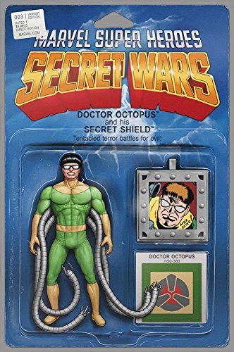 SECRET WARS #3 CHRISTOPHER ACTION FIGURE VARIANT NM 1ST PRINT