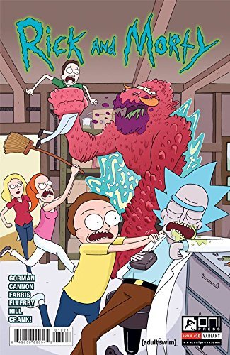 RICK & MORTY #10 INCV VAR ELLERBY NM 1ST PRINT