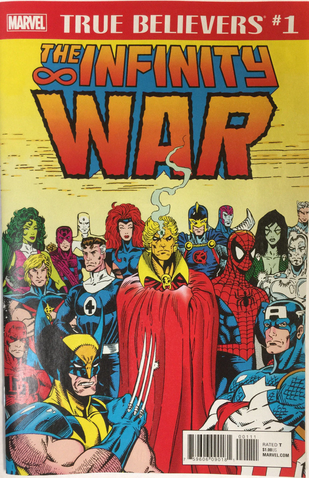 TRUE BELIEVERS INFINITY WAR #1 MARVEL NM