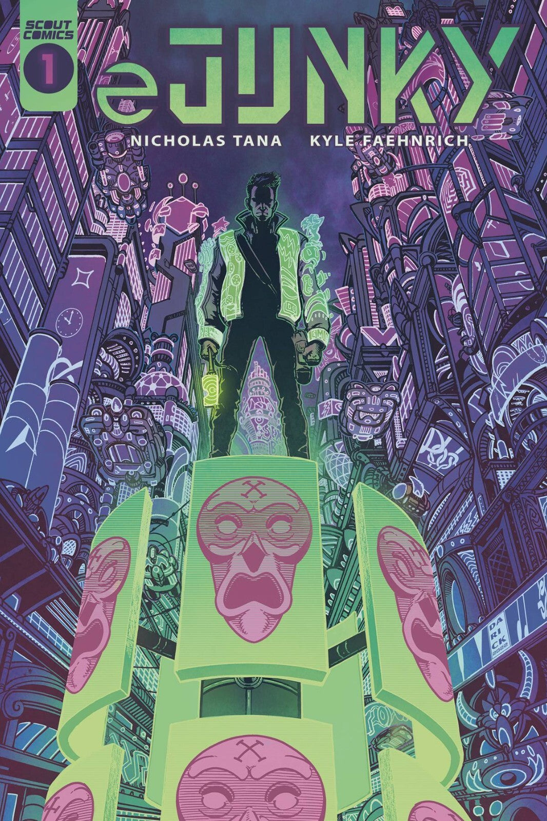 E JUNKY #1 ROBERTSON CVR SCOUT COMICS TANA FAEHNRICH NONSTOP 2023 VF-
