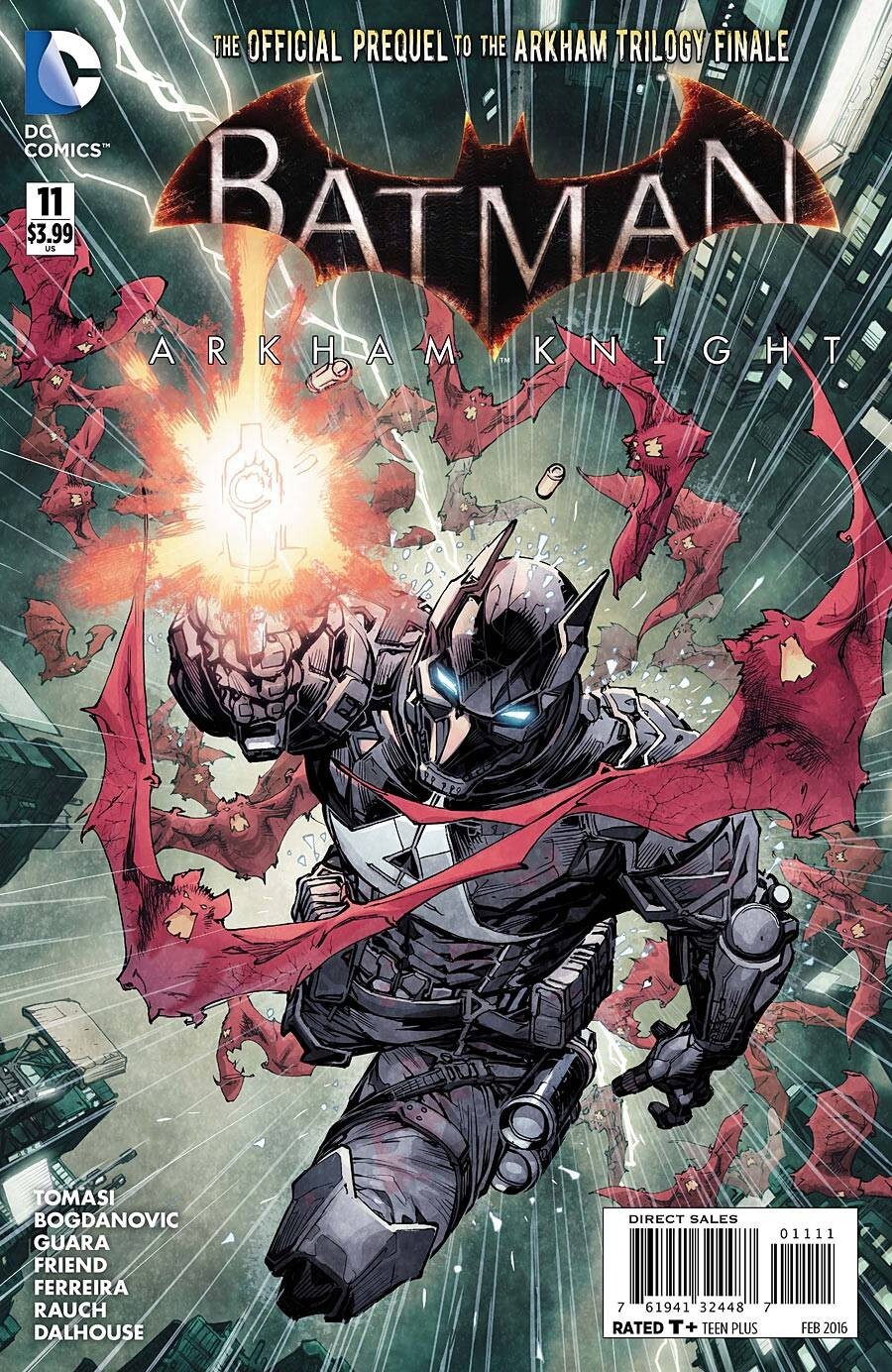 BATMAN ARKHAM KNIGHT #11 DC COMICS MAIN COVER NM 2016