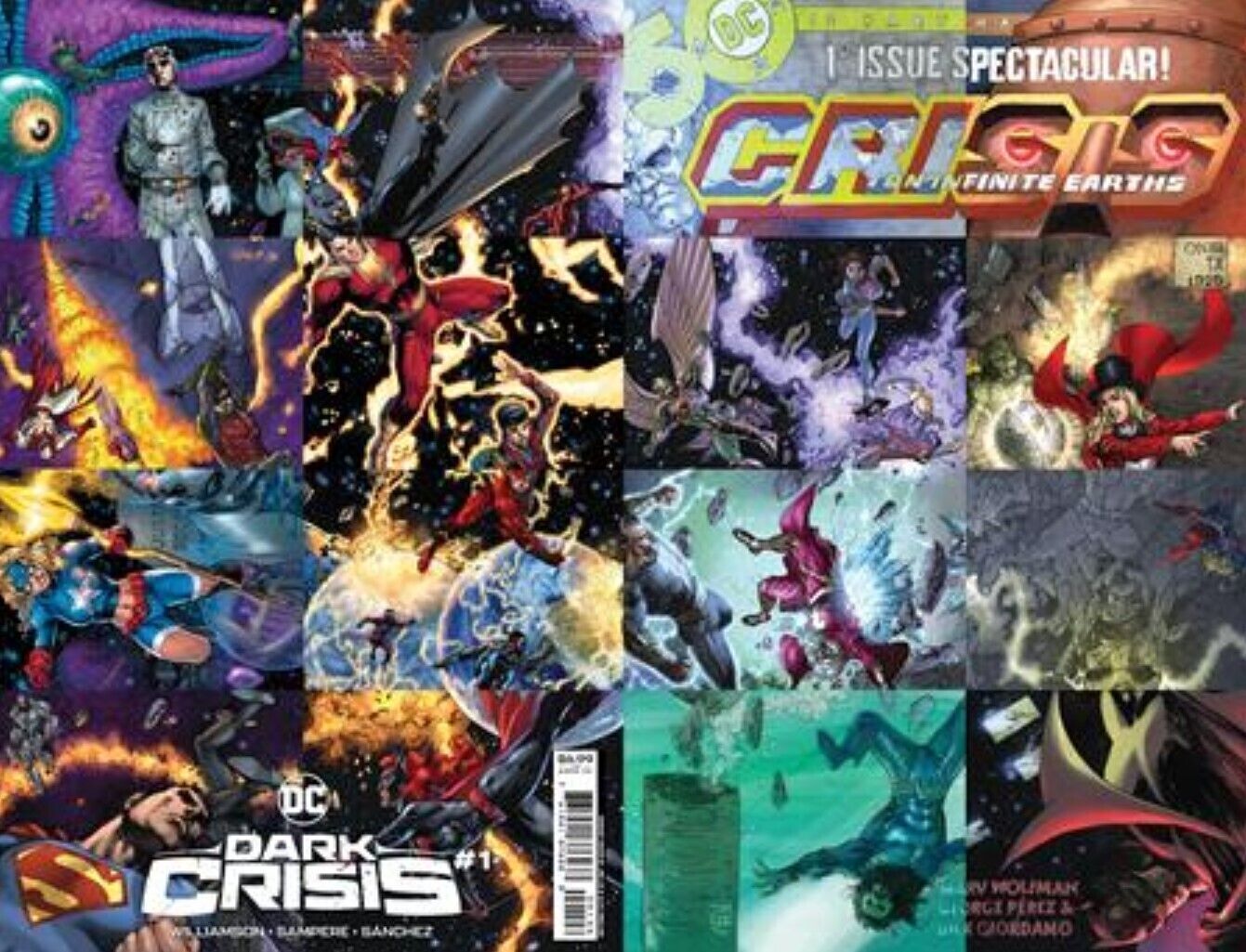 DARK CRISIS #1 (OF 7) JIM LEE COVER PEREZ HOMAGE VARIANT NM