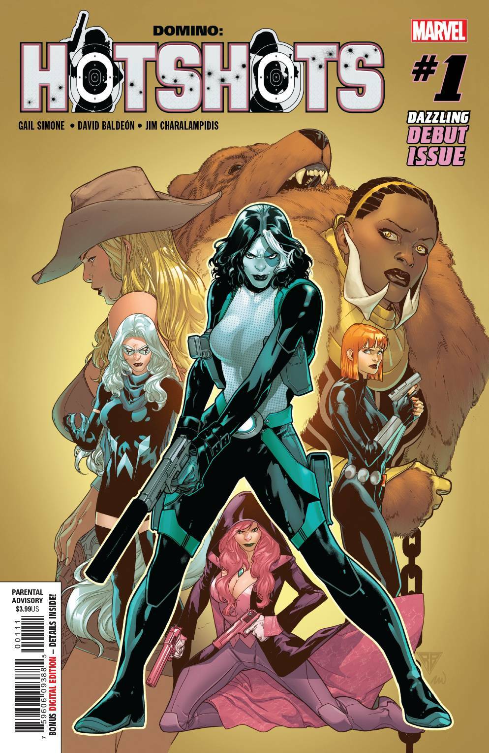 DOMINO HOTSHOTS #1 MARVEL NM 1ST PRINT 2019