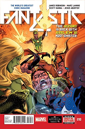 FANTASTIC FOUR #10 JAMES ROBINSON DERLIZ SANTACRUZ NM 1ST PRINT