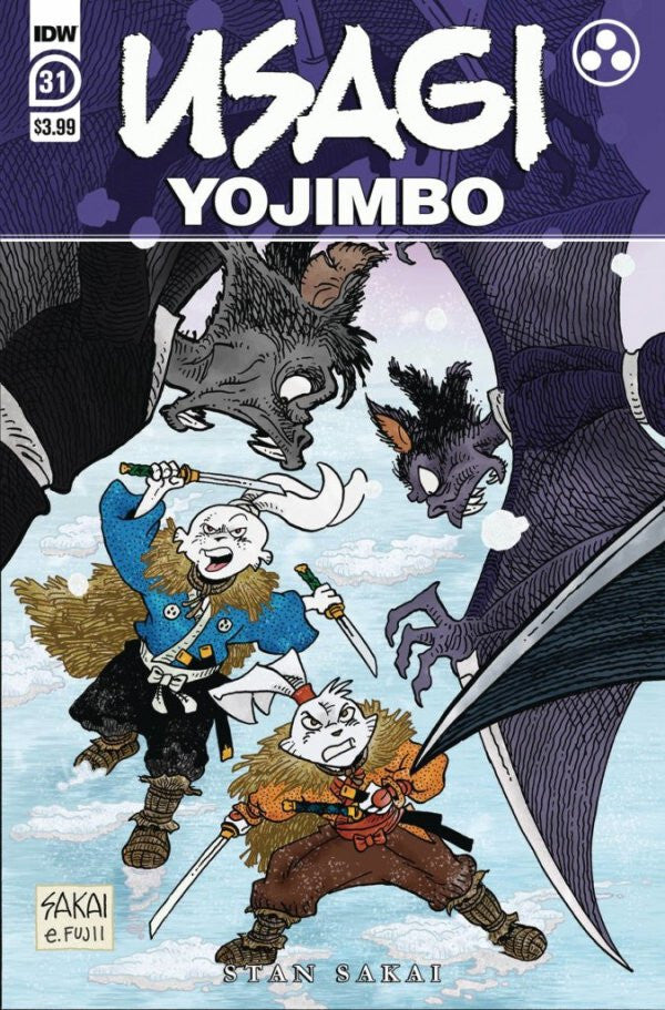 USAGI YOJIMBO #31 MAIN COVER NM 1ST PRINT IDW PUBLISHING 2022