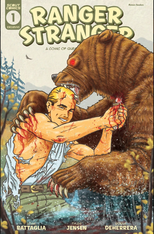 RANGER STRANGER #1 WEBSTORE EXCLUSIVE VARIANT COVER 2021 SCOUT COMICS NM