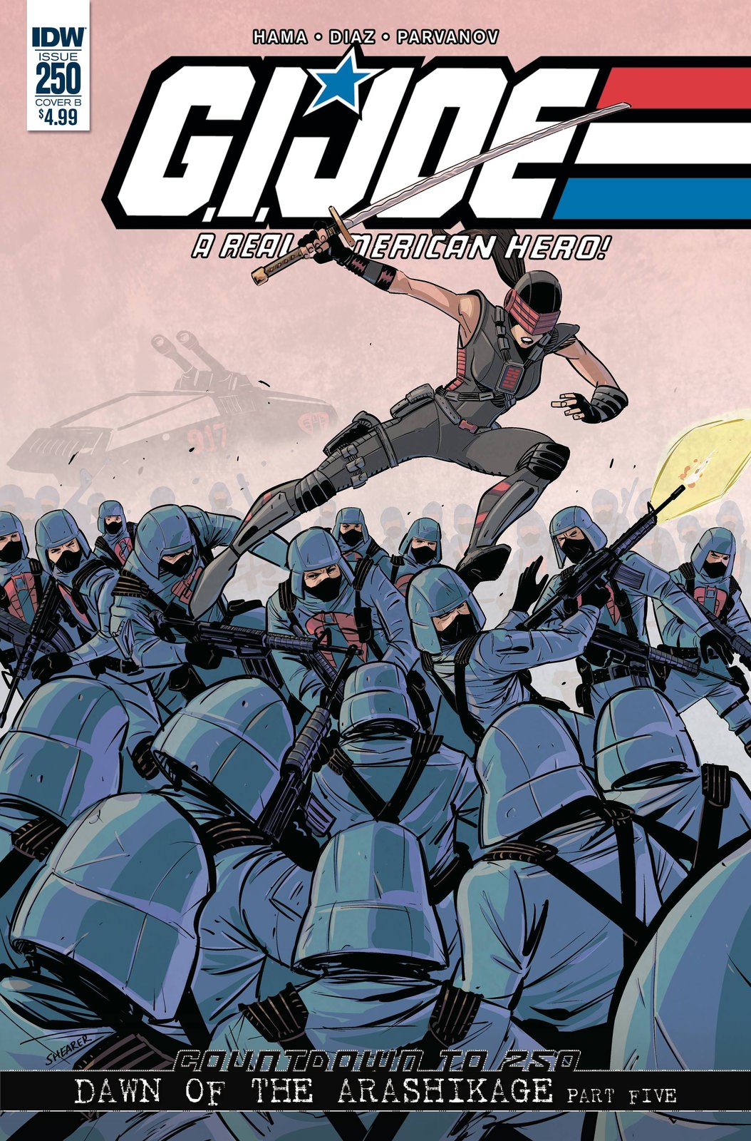 GI JOE A REAL AMERICAN HERO #250 COVER B SHEARER IDW NM