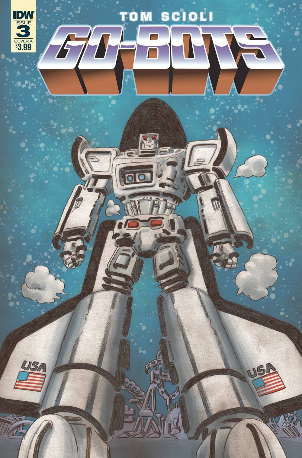 GO-BOTS #3 COVER B SHAW IDW NM 1ST PRINT 2019