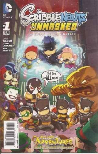 SCRIBBLENAUTS UNMASKED A CRISIS OF IMAGINATION #1 MARCH 2014 JOSH NM 1ST PRINT