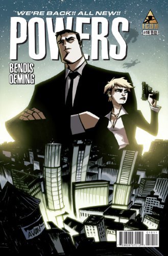POWERS #10 BRIAN MICHAEL BENDIS AND MICHAEL AVON OEMING NM 1ST PRINT