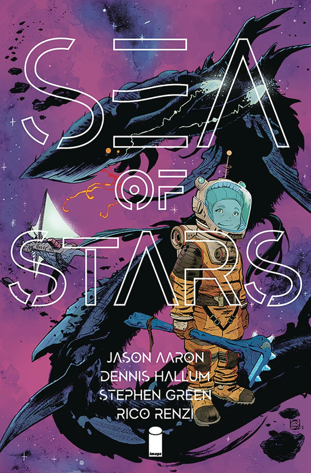 SEA OF STARS #1 COVER A GREEN IMAGE NM 1ST PRINT 2019