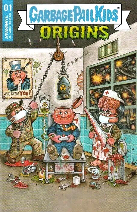 GARBAGE PAIL KIDS ORIGINS #1 COVER B DYNAMITE 2022 NM